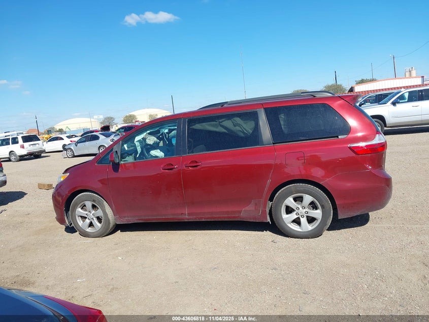 2015 TOYOTA SIENNA LE 8 PASSENGER 5TDKK3DCXFS610860