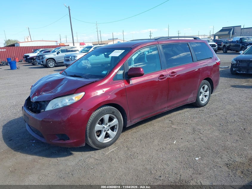 2015 TOYOTA SIENNA LE 8 PASSENGER 5TDKK3DCXFS610860