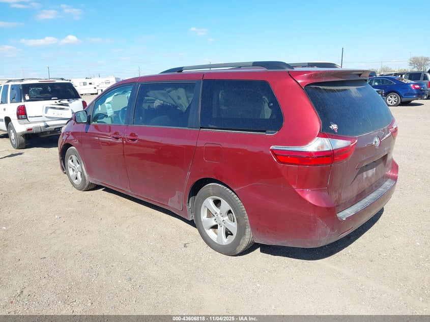 2015 TOYOTA SIENNA LE 8 PASSENGER 5TDKK3DCXFS610860