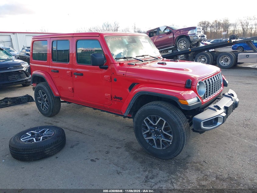 2025 JEEP WRANGLER 4-DOOR SAHARA 4X4 - 1C4PJXEN5SW568740
