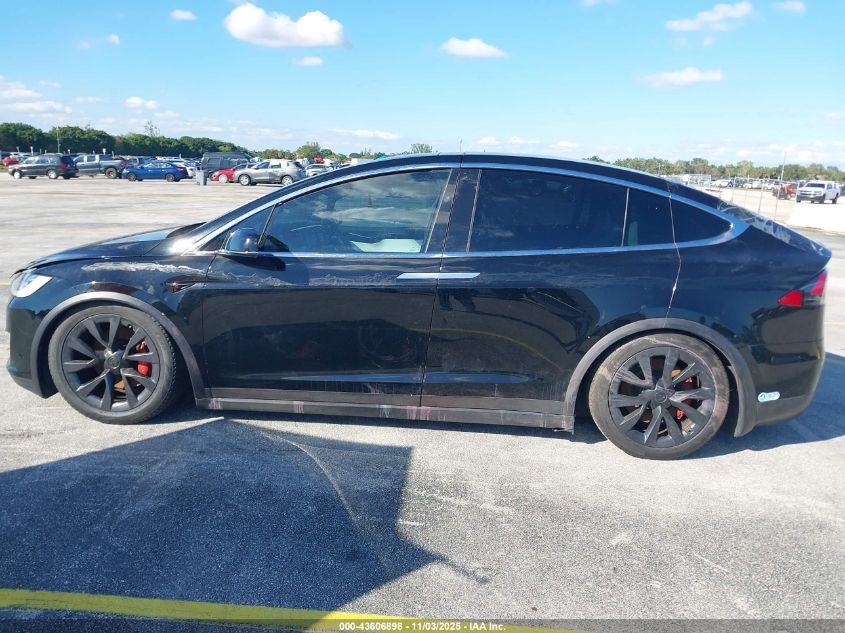 2016 Tesla Model X P100D/P90D VIN: 5YJXCDE46GF031970 Lot: 43606898