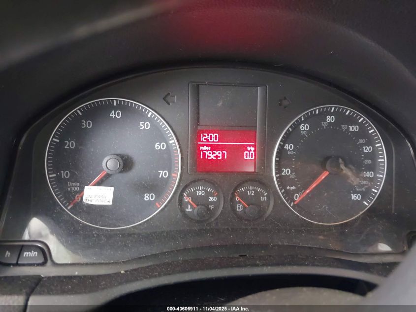 2009 Volkswagen Jetta S VIN: 3VWJZ71K19M038380 Lot: 43606911