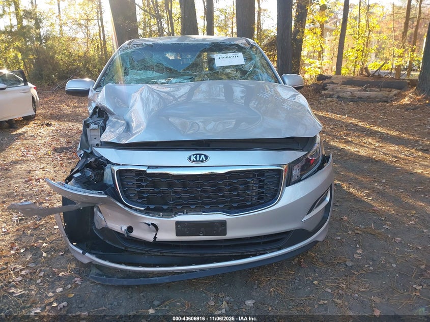 2019 KIA SEDONA L - KNDMA5C1XK6534980
