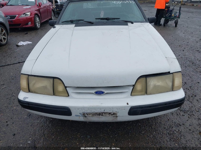 1991 Ford Mustang Lx VIN: 1FACP44E9MF130454 Lot: 43606935