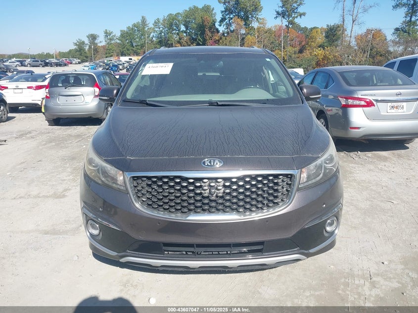 2018 KIA SEDONA SX LIMITED KNDME5C13J6346501