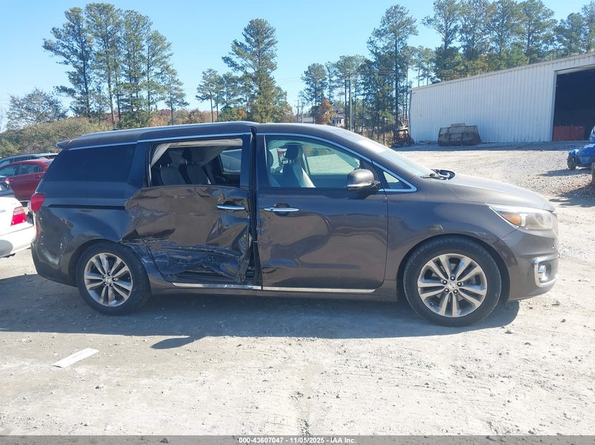 2018 KIA SEDONA SX LIMITED KNDME5C13J6346501