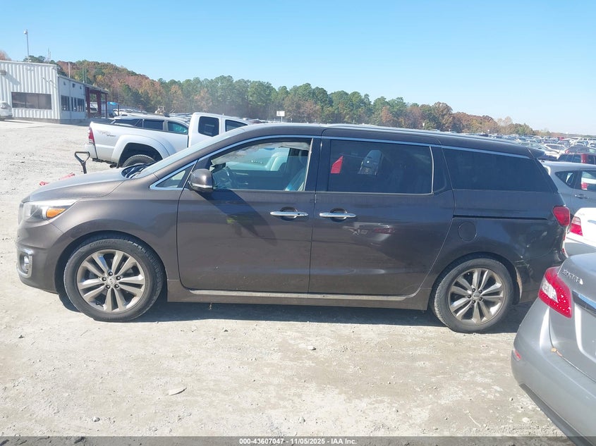 2018 KIA SEDONA SX LIMITED KNDME5C13J6346501