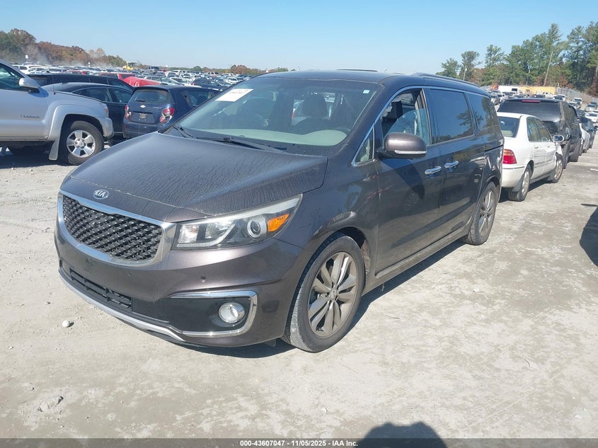 2018 KIA SEDONA SX LIMITED KNDME5C13J6346501