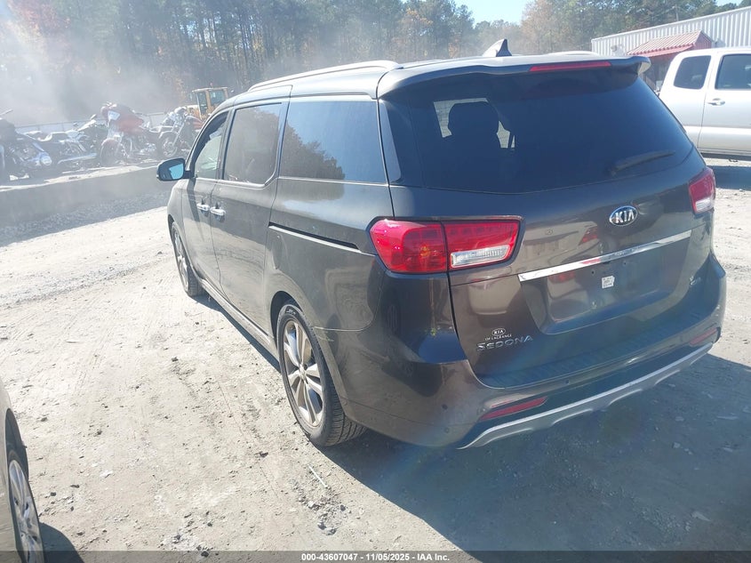 2018 KIA SEDONA SX LIMITED KNDME5C13J6346501