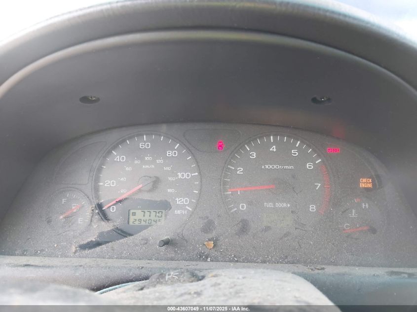 2001 Subaru Forester L VIN: JF1SF63541H707788 Lot: 43607049