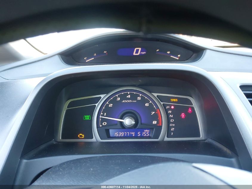 2009 Honda Civic Lx VIN: 2HGFA16569H310910 Lot: 43607114