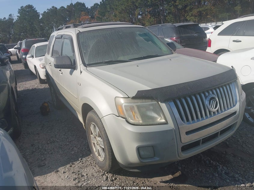 2009 Mercury Mariner V6 cream other gasoline 4M2CU81G49KJ06071 photo #1