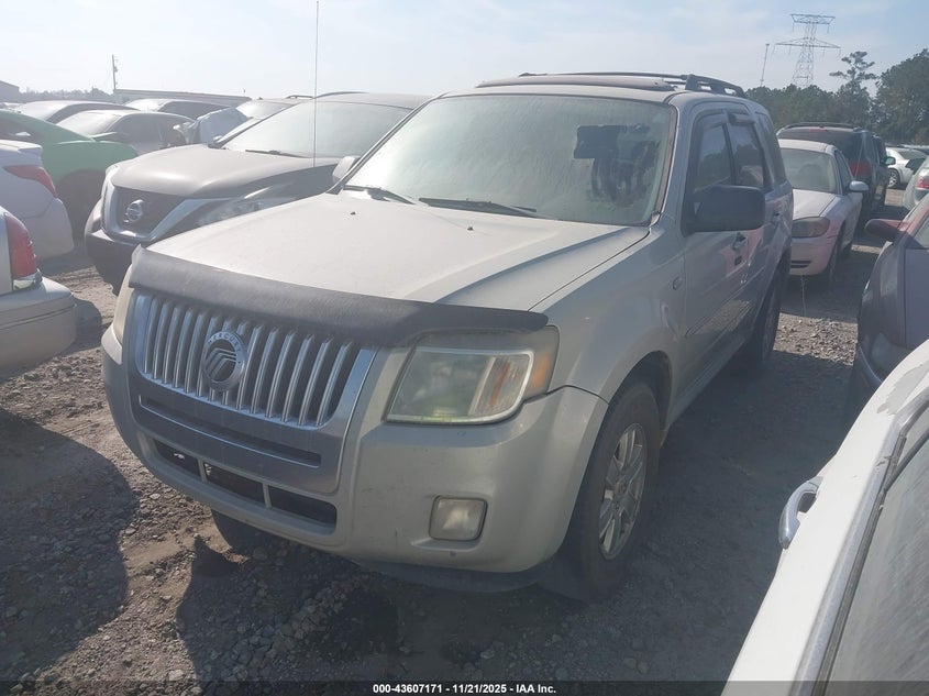 2009 Mercury Mariner V6 cream other gasoline 4M2CU81G49KJ06071 photo #3