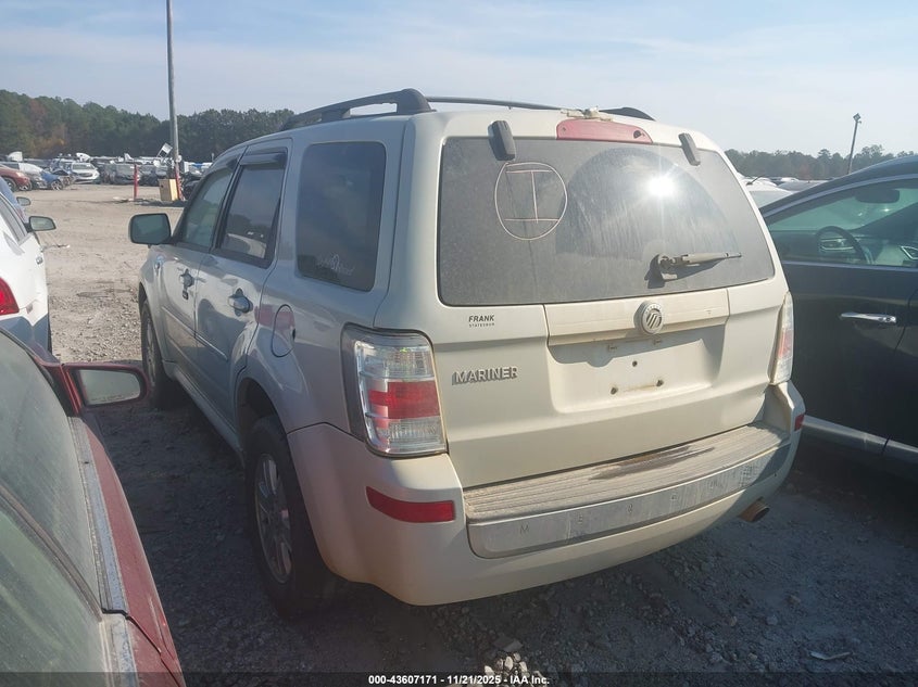 2009 Mercury Mariner V6 cream other gasoline 4M2CU81G49KJ06071 photo #4