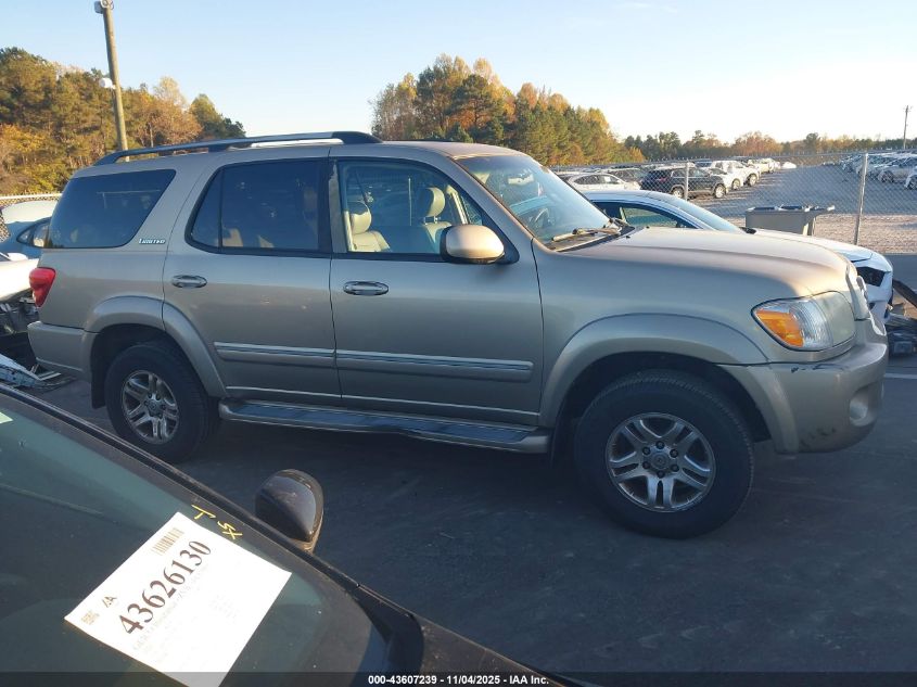 2006 Toyota Sequoia Limited V8 VIN: 5TDZT38A76S276517 Lot: 43607239