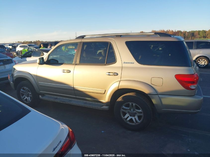 2006 Toyota Sequoia Limited V8 VIN: 5TDZT38A76S276517 Lot: 43607239