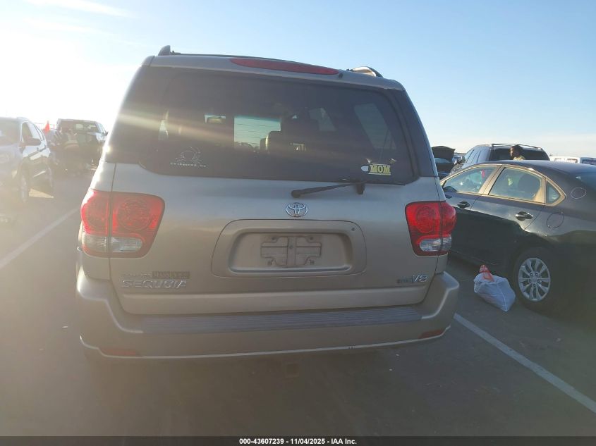 2006 Toyota Sequoia Limited V8 VIN: 5TDZT38A76S276517 Lot: 43607239