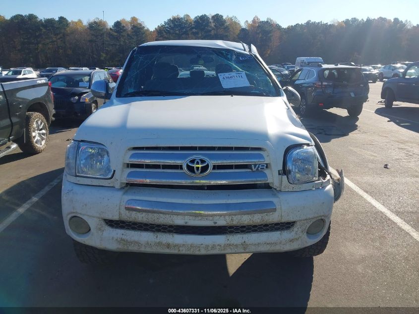 2006 Toyota Tundra Sr5 V8 VIN: 5TBET34106S535295 Lot: 43607331
