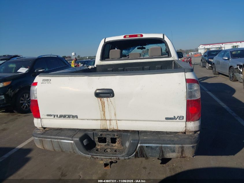 2006 Toyota Tundra Sr5 V8 VIN: 5TBET34106S535295 Lot: 43607331