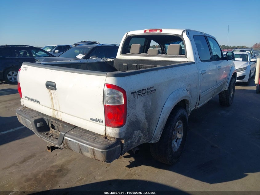 2006 Toyota Tundra Sr5 V8 VIN: 5TBET34106S535295 Lot: 43607331