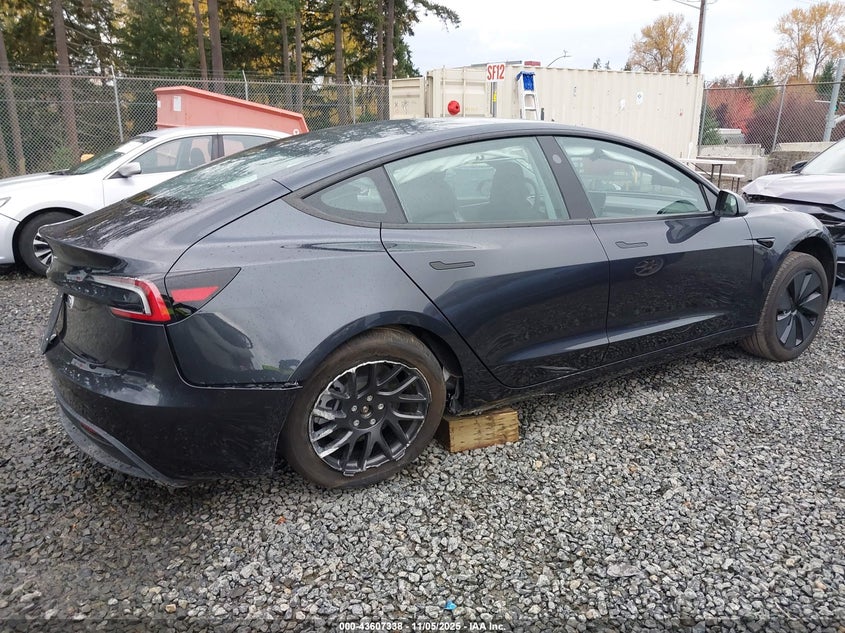 2025 Tesla Model 3 Long Range Rear-Wheel Drive VIN: 5YJ3E1EA2SF045211 Lot: 43607338