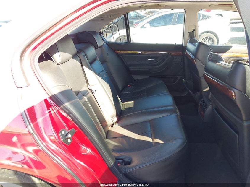 2001 BMW 740Ia VIN: WBAGG83451DN86175 Lot: 43607339