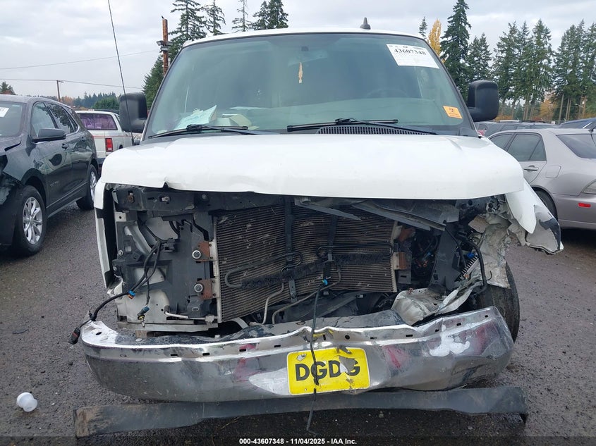 2020 Chevrolet Express Cargo Rwd 2500 Regular Wheelbase Wt VIN: 1GCWGAFG5L1176637 Lot: 43607348