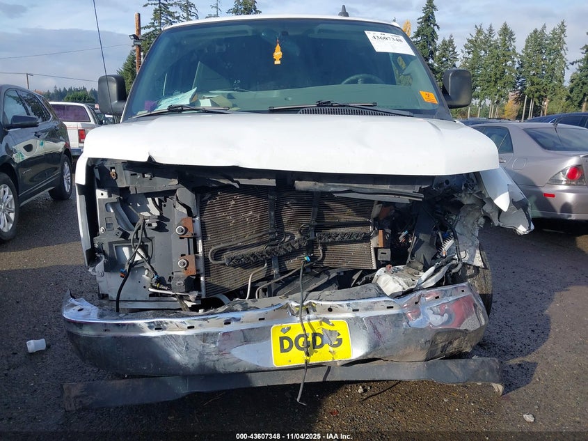 2020 Chevrolet Express Cargo Rwd 2500 Regular Wheelbase Wt VIN: 1GCWGAFG5L1176637 Lot: 43607348