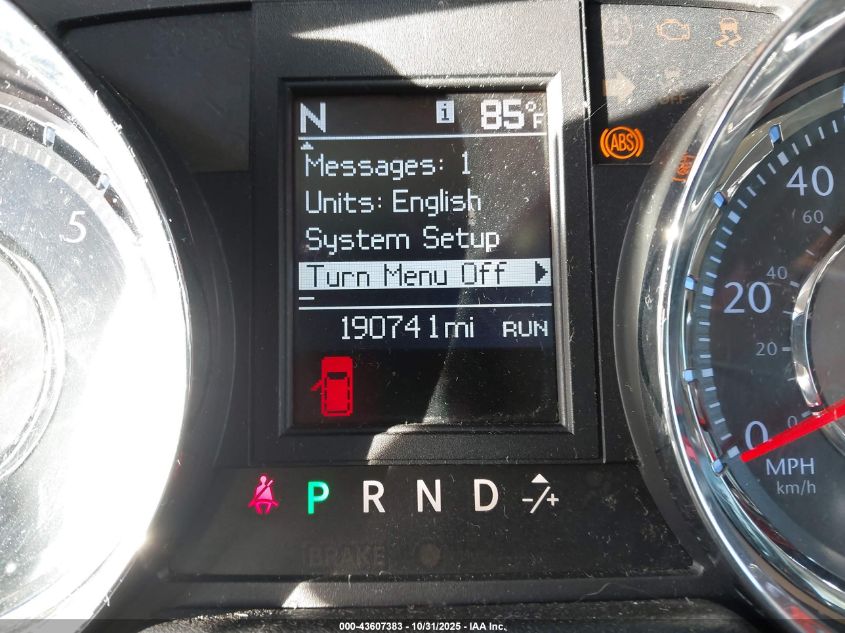 2011 Chrysler Town & Country Touring-L VIN: 2A4RR8DG2BR784445 Lot: 43607383