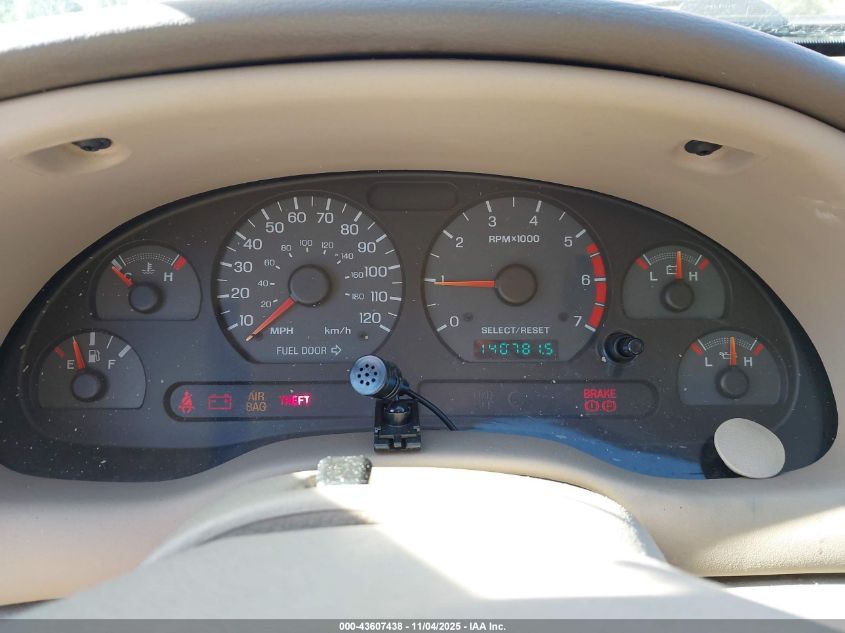 1999 Ford Mustang VIN: 1FAFP4042XF122937 Lot: 43607438