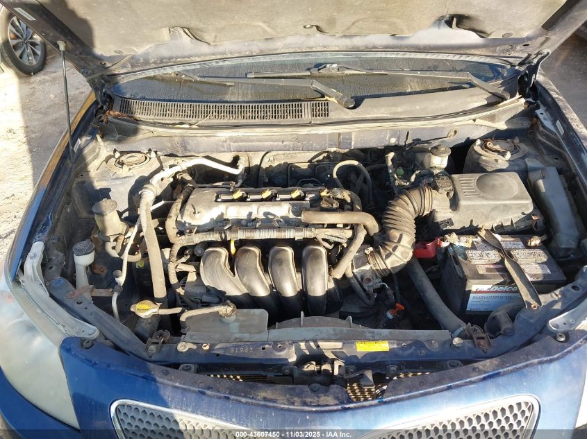 2005 Pontiac Vibe VIN: 5Y2SL63875Z466922 Lot: 43607450