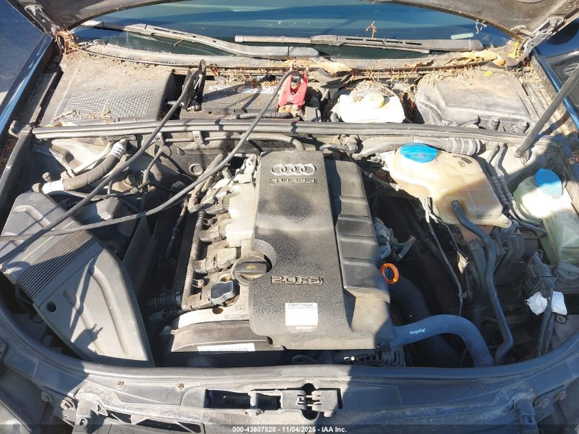 2006 Audi A4 S-Line 2.0T Quattro Turbo VIN: WAUEF78E26A184354 Lot: 43607528