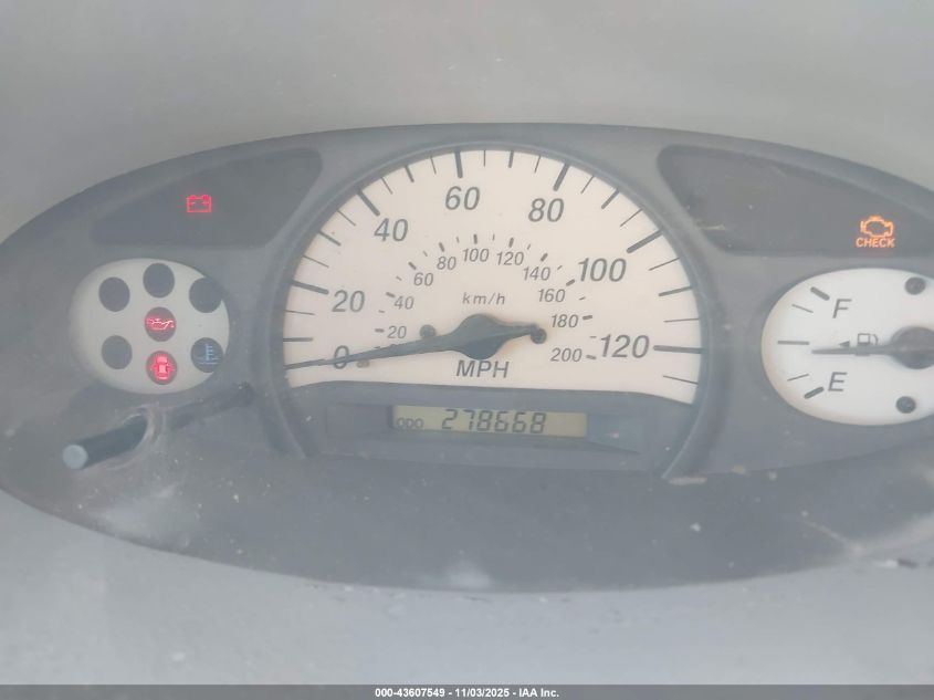 2002 Toyota Echo VIN: JTDBT123820201628 Lot: 43607549