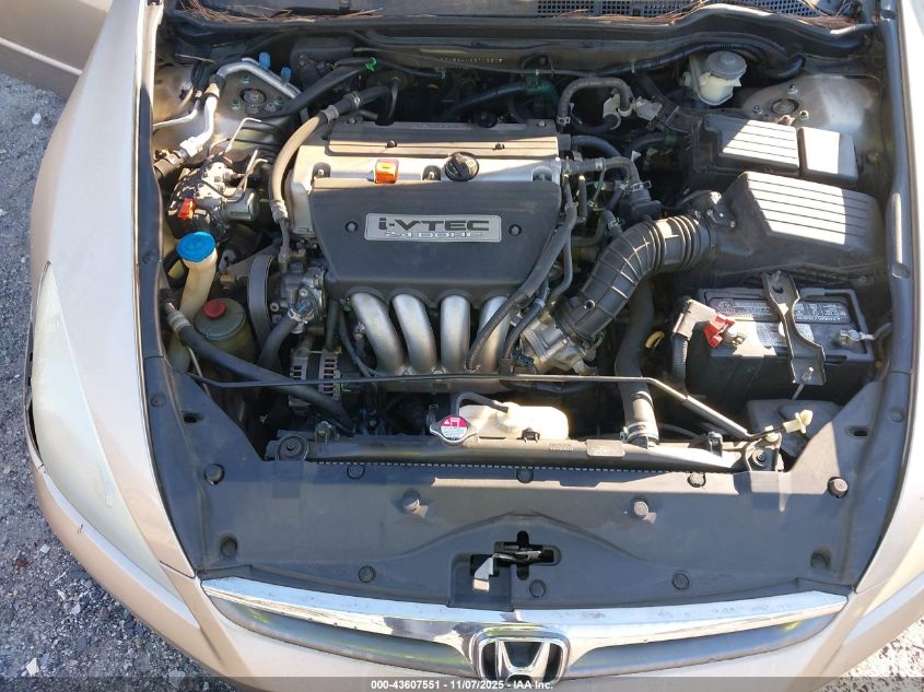 2006 Honda Accord 2.4 Lx VIN: 3HGCM56446G702305 Lot: 43607551