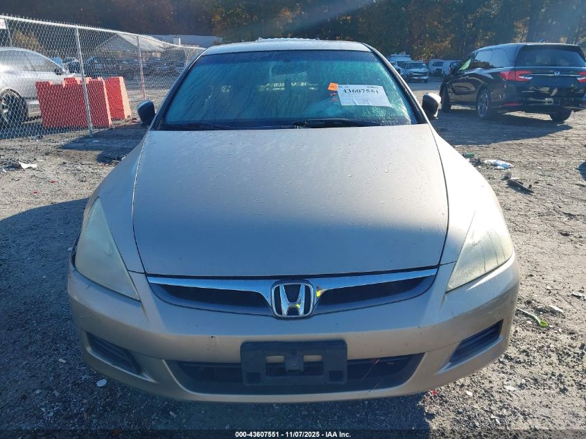 2006 Honda Accord 2.4 Lx VIN: 3HGCM56446G702305 Lot: 43607551