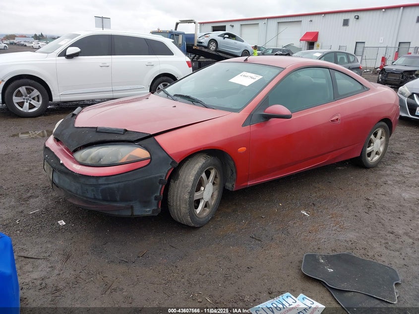 1ZWFT61L6X5620547 1999 MERCURY COUGAR photo no. 2