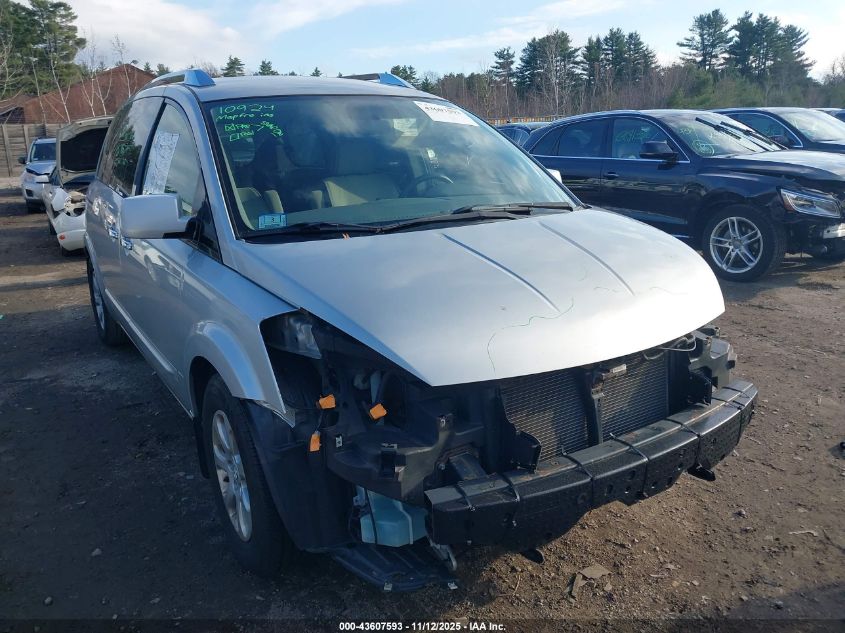 2008 Nissan Quest 3.5 S VIN: 5N1BV28UX8N119939 Lot: 43607593