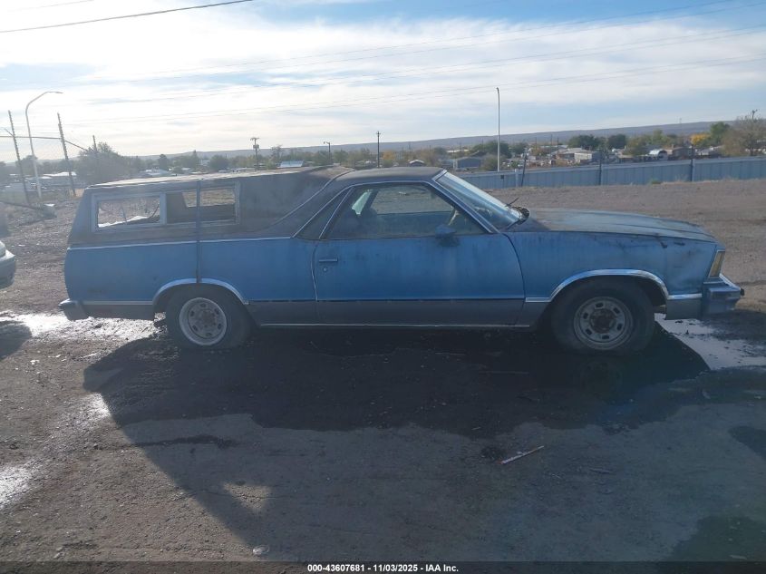 1978 Chevrolet El Camino VIN: 1W80L8Z470069 Lot: 43607681