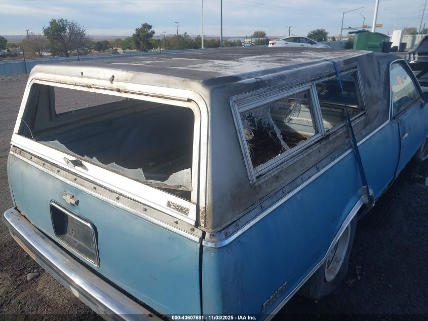 1978 Chevrolet El Camino VIN: 1W80L8Z470069 Lot: 43607681