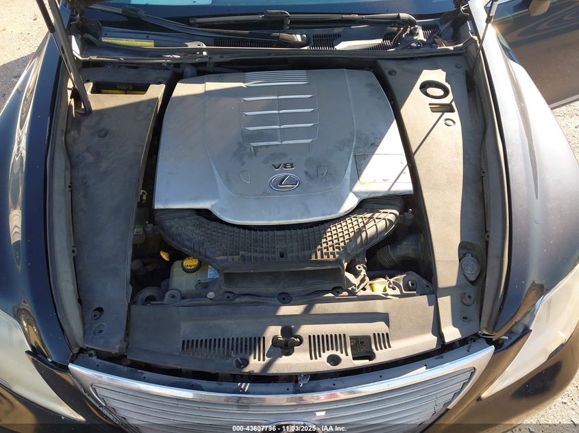 2009 Lexus Ls 460 VIN: JTHBL46F395086292 Lot: 43607796