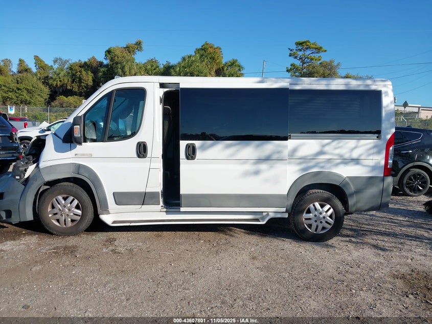 2017 RAM PROMASTER 1500 LOW ROOF 136 WB - 3C6TRVAG6HE516093