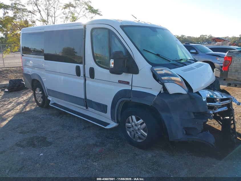 2017 RAM PROMASTER 1500 LOW ROOF 136 WB - 3C6TRVAG6HE516093
