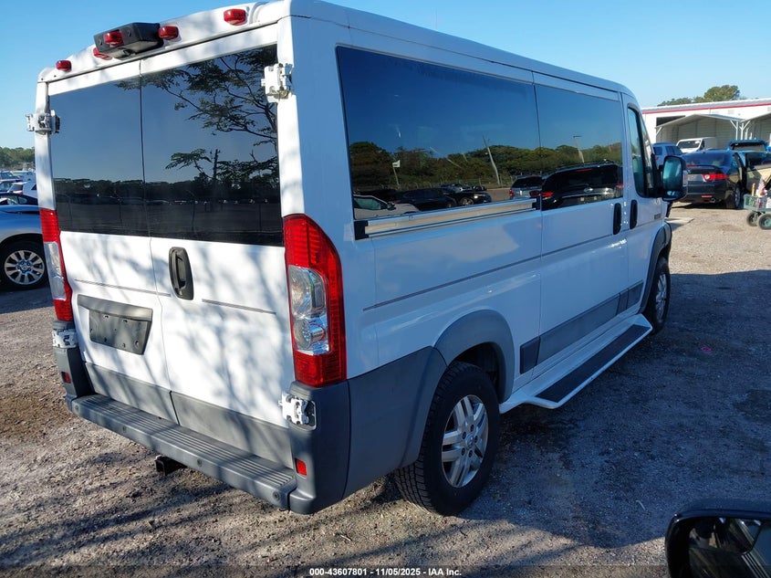 2017 RAM PROMASTER 1500 LOW ROOF 136 WB - 3C6TRVAG6HE516093
