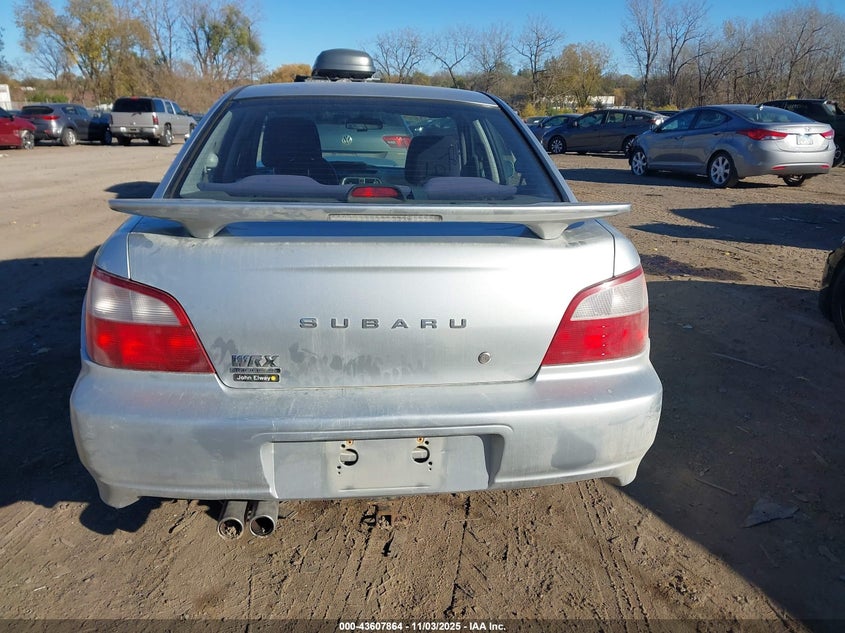 2003 Subaru Impreza Wrx VIN: JF1GD29663G503748 Lot: 43607864