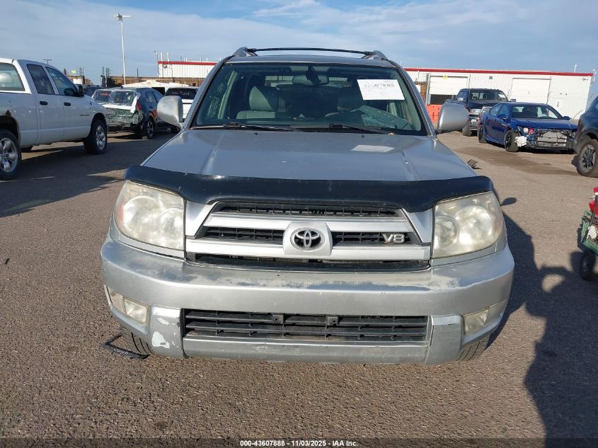 2004 Toyota 4Runner Limited V8 VIN: JTEBT17R040035374 Lot: 43607888