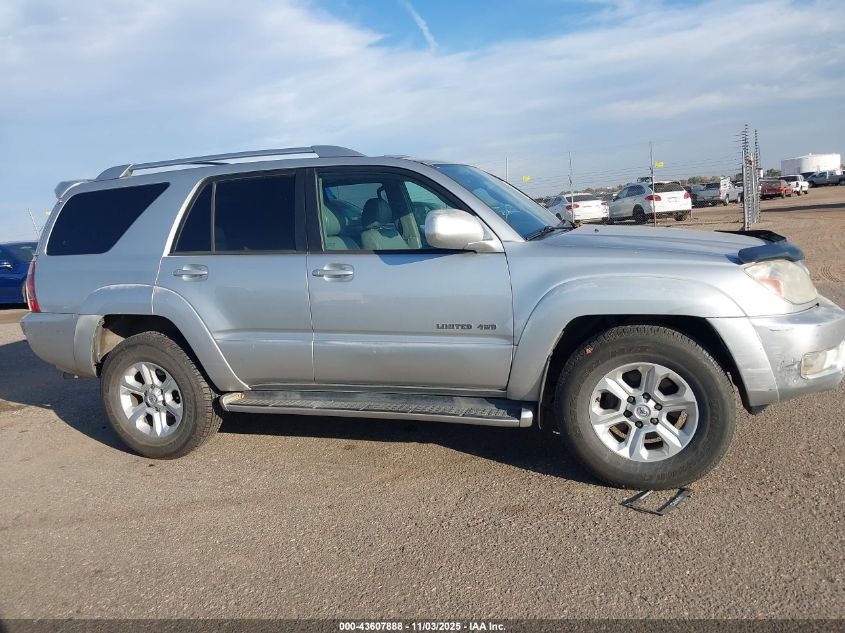 2004 Toyota 4Runner Limited V8 VIN: JTEBT17R040035374 Lot: 43607888