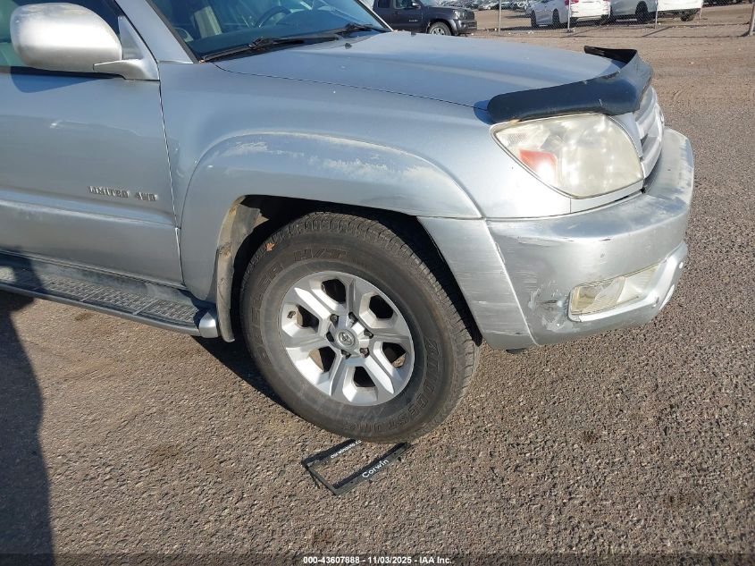 2004 Toyota 4Runner Limited V8 VIN: JTEBT17R040035374 Lot: 43607888