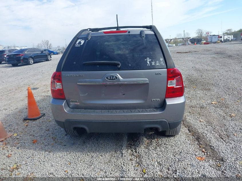 2009 Kia Sportage Ex V6 VIN: KNDJE723X97636676 Lot: 43607895