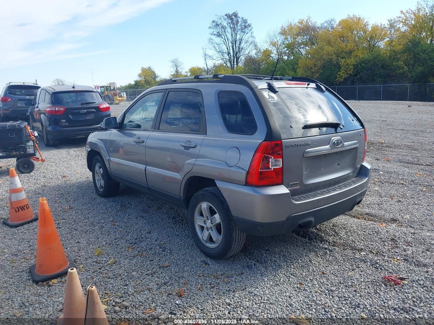 KNDJE723X97636676 2009 KIA SPORTAGE photo no. 3