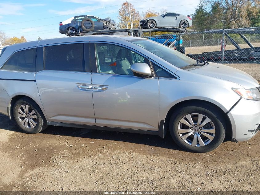 2015 Honda Odyssey Ex-L VIN: 5FNRL5H63FB094874 Lot: 43607900